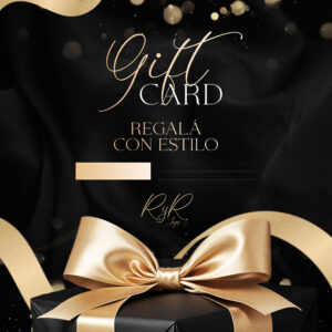 Imagen de ejemplo para la gift card de RyR Joyas, un regalo único y muy original que podés enviar de forma digital a tus seres queridos
